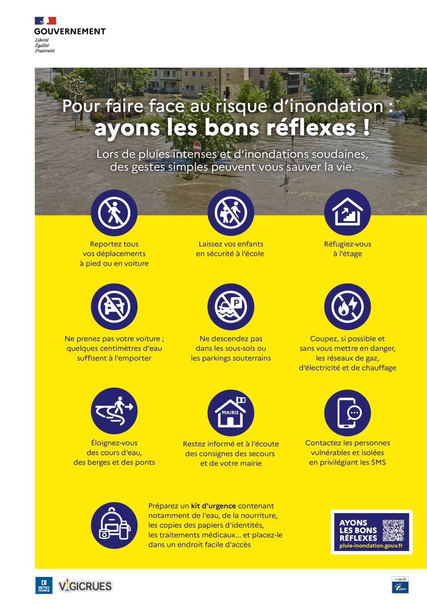 Lire la suite à propos de l’article Pluies-Inondations : en cas d’épisode méditerranéen, ayons les bons réflexes !